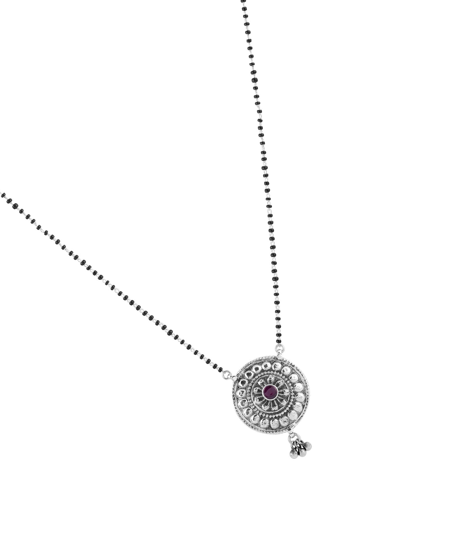 Dridha Antique Mangalsutra in 925 Sterling Silver DM111