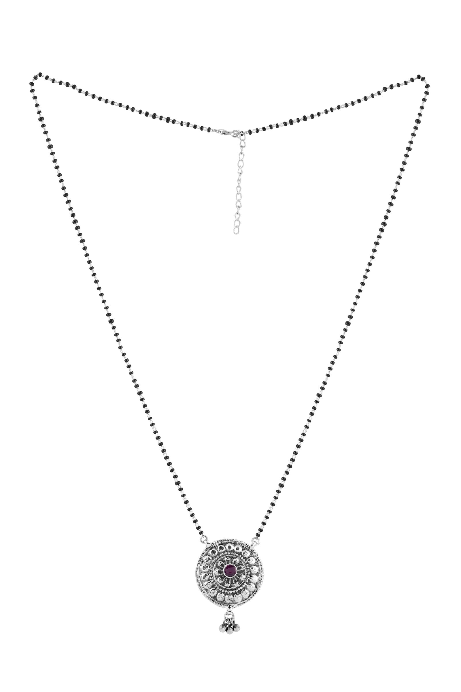 Dridha Antique Mangalsutra in 925 Sterling Silver DM111