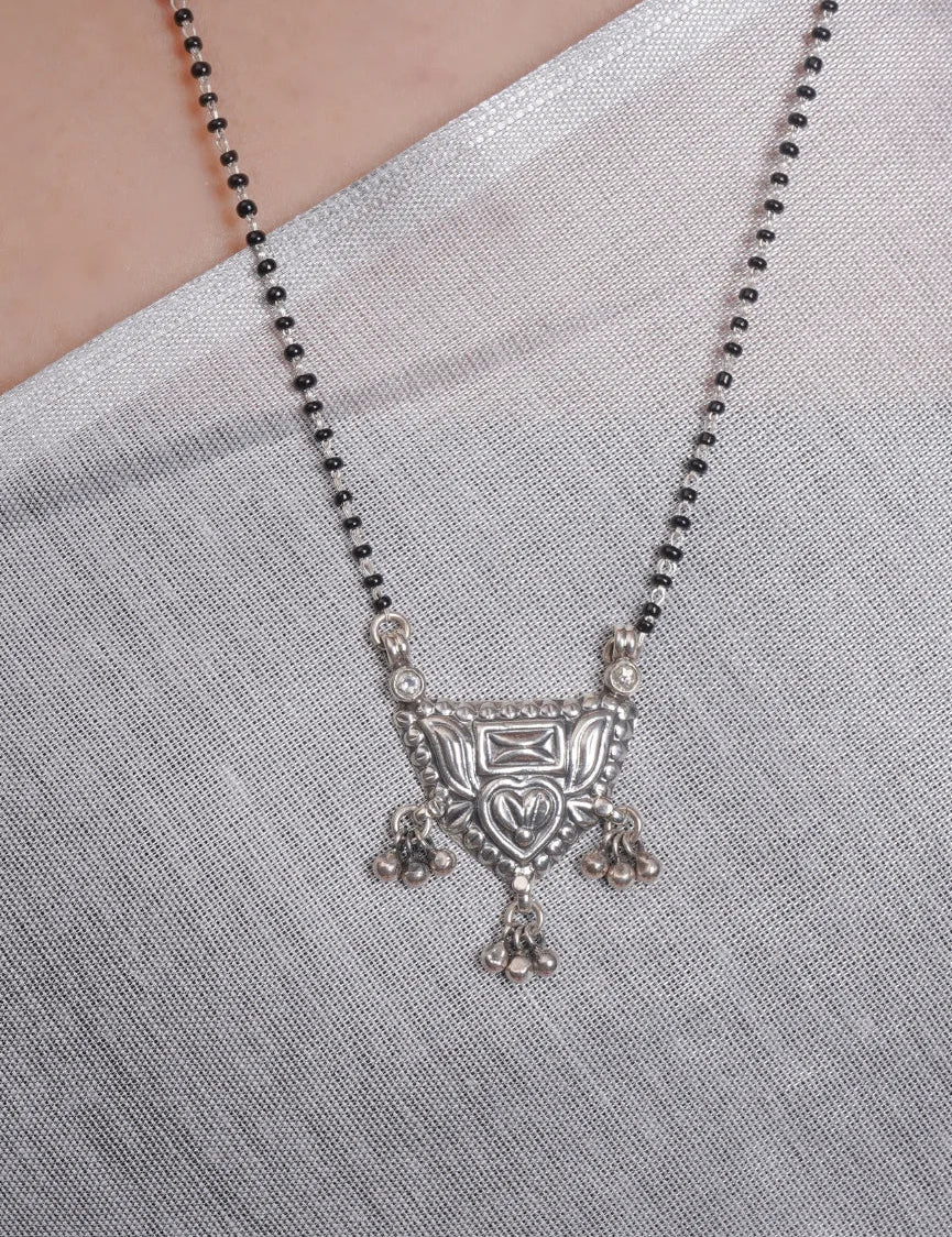 Dridha Antique Mangalsutra in 925 Sterling Silver DM112