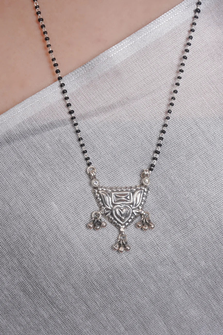 Dridha Antique Mangalsutra in 925 Sterling Silver DM112