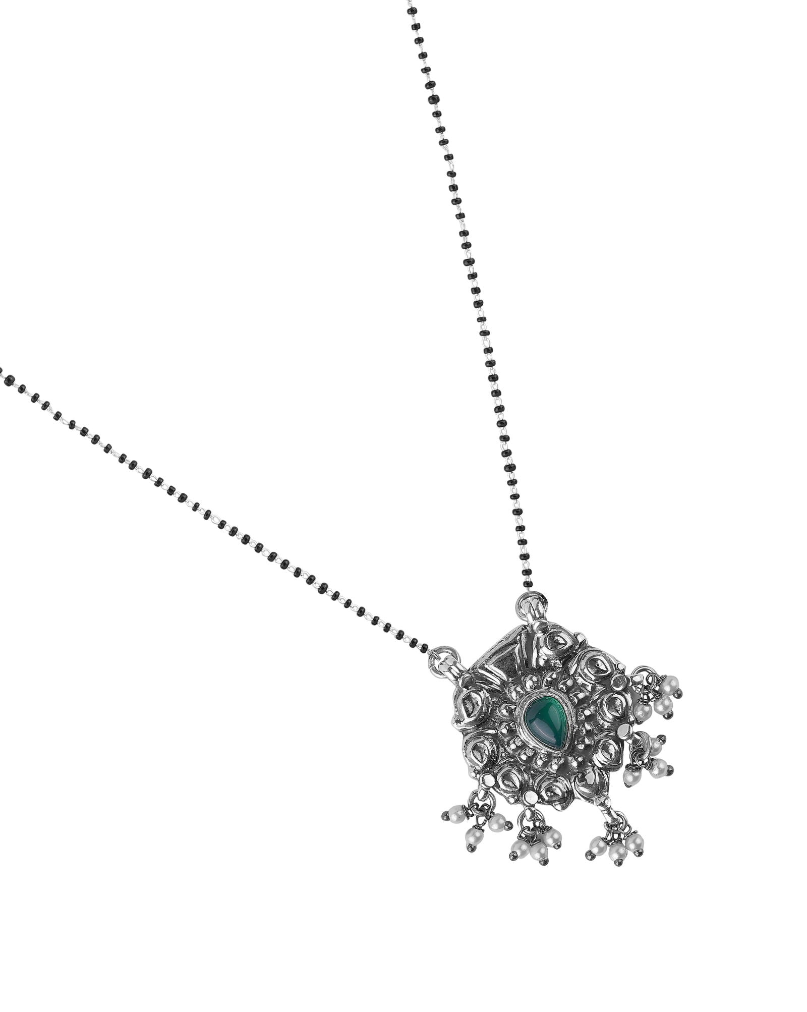 Dridha Antique Mangalsutra in 925 Sterling Silver DM113