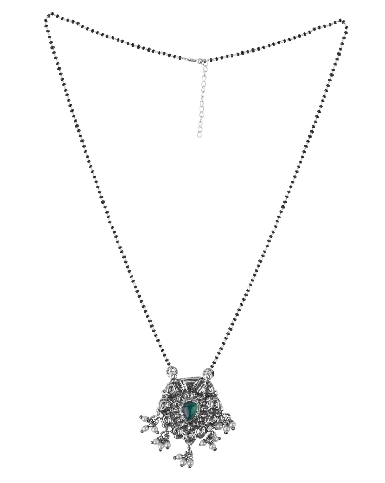 Dridha Antique Mangalsutra in 925 Sterling Silver DM113