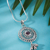 Dridha Antique Necklace in 925 Sterling Silver DM201