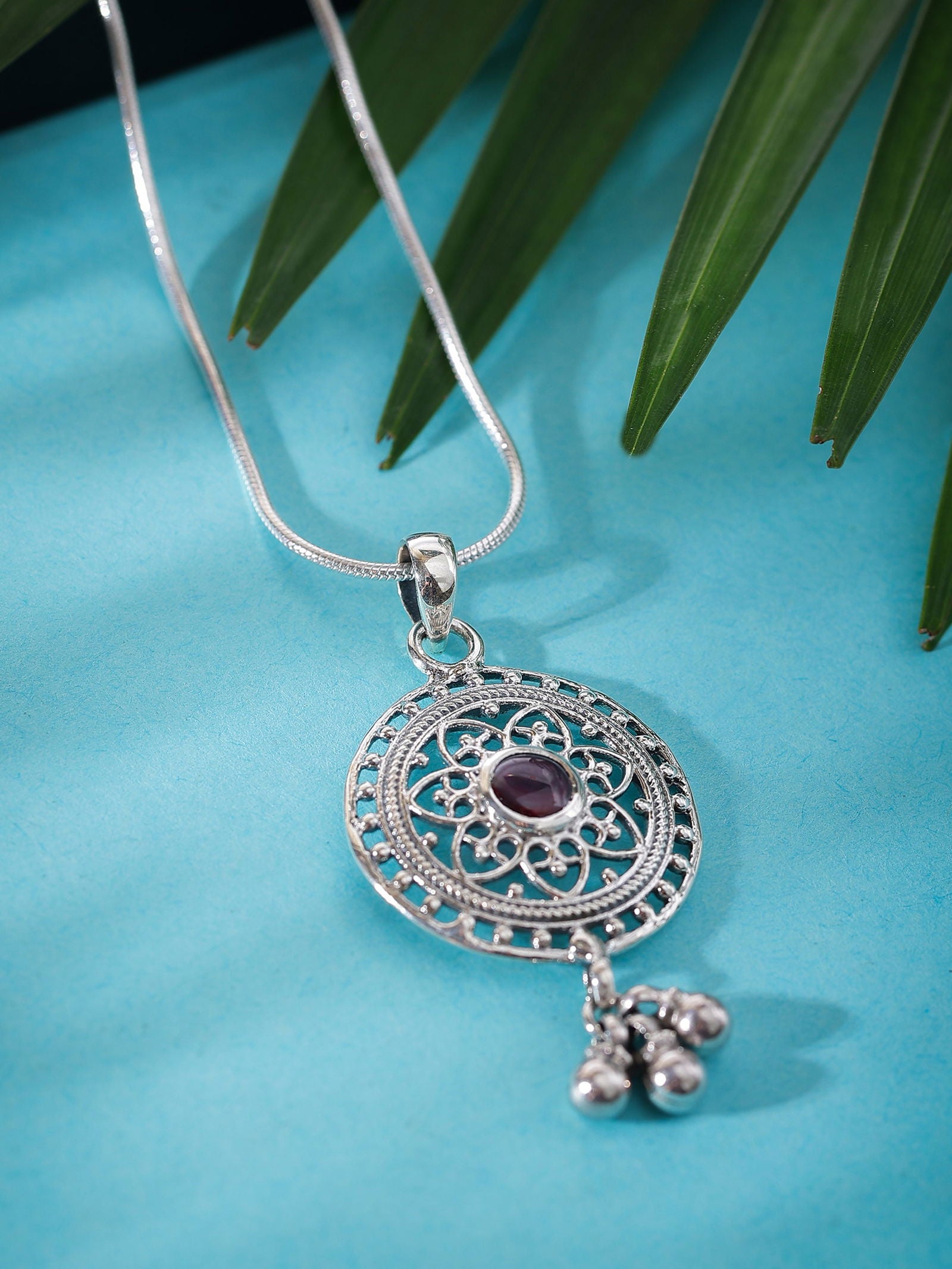 Dridha Antique Necklace in 925 Sterling Silver DM201