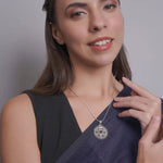 Dridha Antique Necklace in 925 Sterling Silver DM202