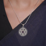 Dridha Antique Necklace in 925 Sterling Silver DM202