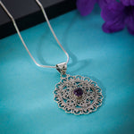 Dridha Antique Necklace in 925 Sterling Silver DM202