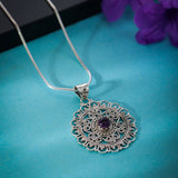 Dridha Antique Necklace in 925 Sterling Silver DM202