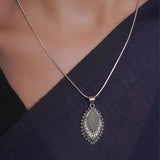 Dridha Antique Necklace in 925 Sterling Silver DM204