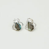 Earring With Labradorite Gemstone in Best Quality 925 Sterling Silver