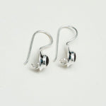 Earring With Natural Garnet Gemstone In 925 Sterling Silver 1