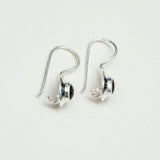 Earring With Natural Garnet Gemstone In 925 Sterling Silver 1