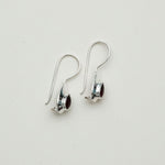 Earring With Natural Garnet Gemstone In 925 Sterling Silver 1