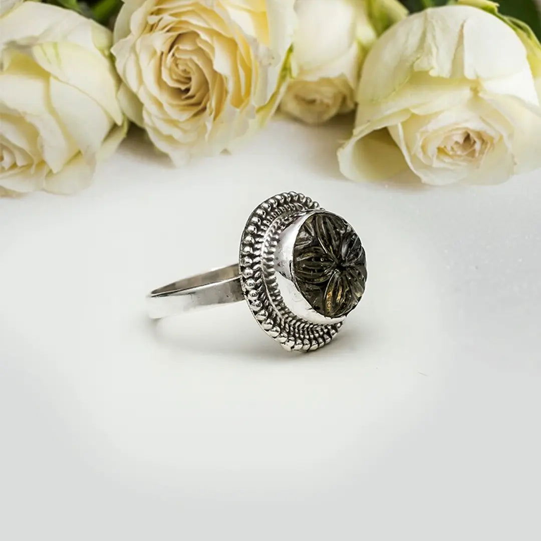 Floral Sterling Silver Ring