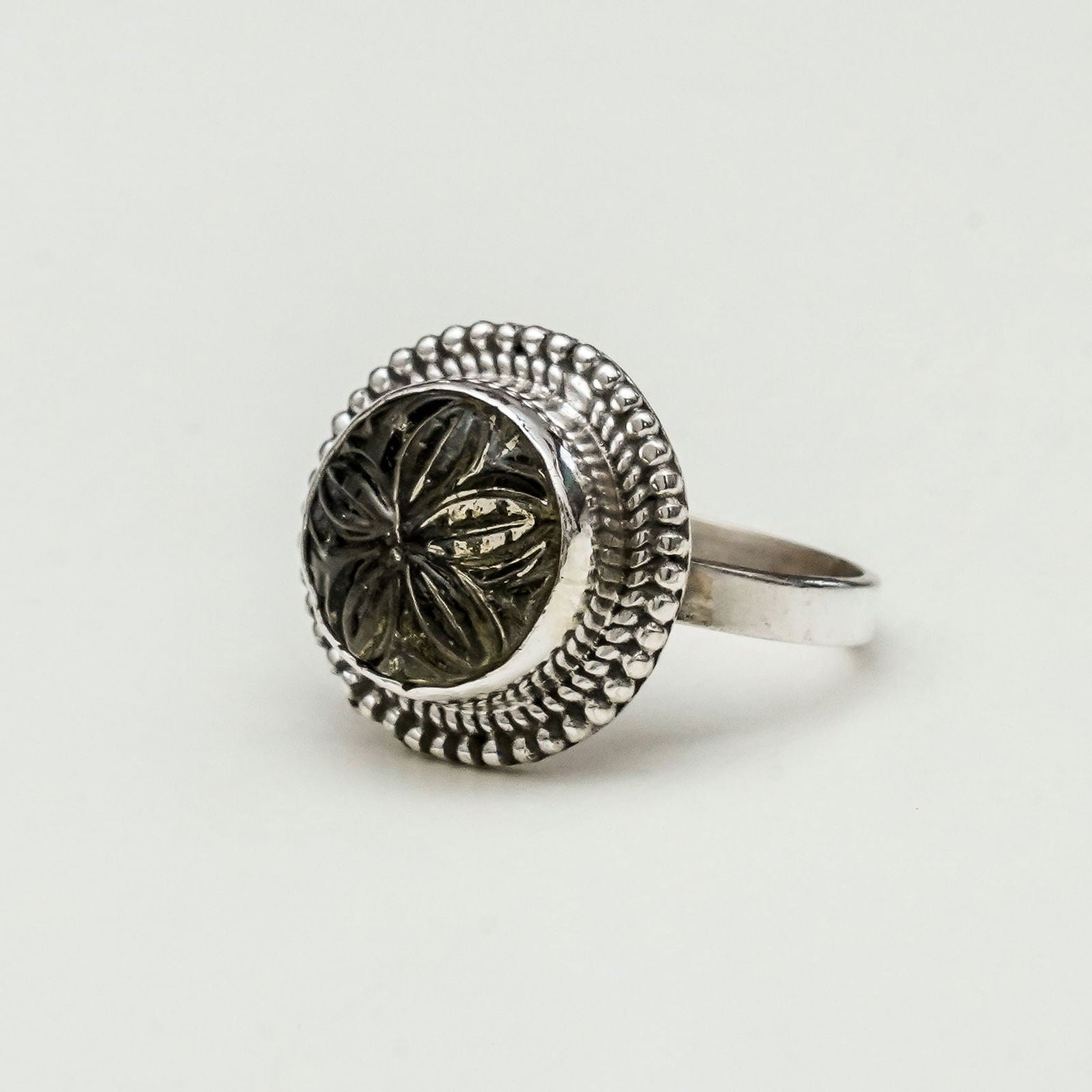 Floral Sterling Silver Ring