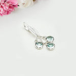 Handmade Pendant With Blue Topaz Gemstone In 925 Sterling Silver