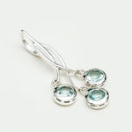 Handmade Pendant With Blue Topaz Gemstone In 925 Sterling Silver