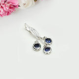 Handmade Pendant With Lolite Gemstone In 925 Sterling Silver