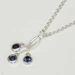 Handmade Pendant With Lolite Gemstone In 925 Sterling Silver