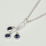 Handmade Pendant With Lolite Gemstone In 925 Sterling Silver