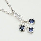 Handmade Pendant With Lolite Gemstone In 925 Sterling Silver