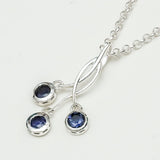 Handmade Pendant With Lolite Gemstone In 925 Sterling Silver