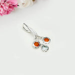 Handmade Pendant With Multi Stone In 925 Sterling Silver