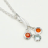 Handmade Pendant With Multi Stone In 925 Sterling Silver