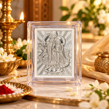 Mohnaa Jewels Silver Radha Krishna Relief Frame
