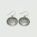 Life Of Tree Earrings 925 Solid Sterling Silver