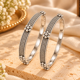 Tarini Beadwork Bangles (Pair) – 925 Sterling Silver