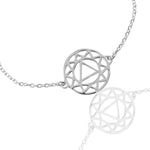 Mandala Design Bracelet in 925 Sterling Silver 404