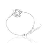 Mandala Design Bracelet in 925 Sterling Silver 404