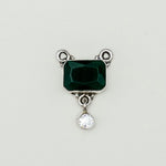 Mangalsutra With Single Green Stone