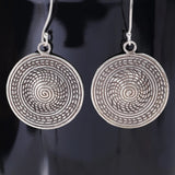 Mohnaa Antique Silver Earring