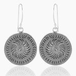 Mohnaa Antique Silver Earring
