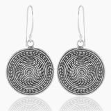 Mohnaa Antique Silver Earring
