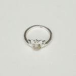 Mohnaa Crown Ring With Rainbow Moonstone