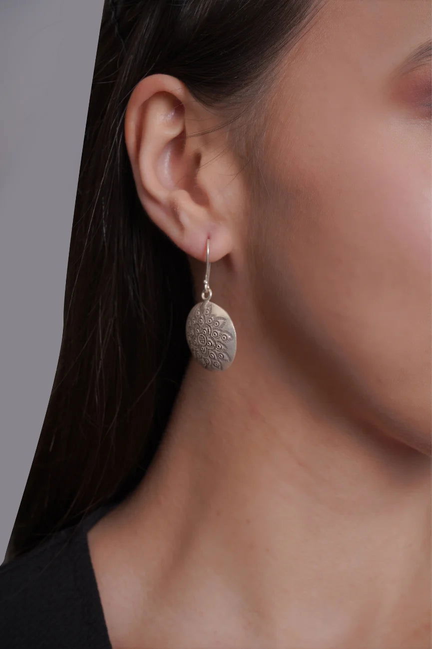 Mohnaa Earring with Peacock Motif 1