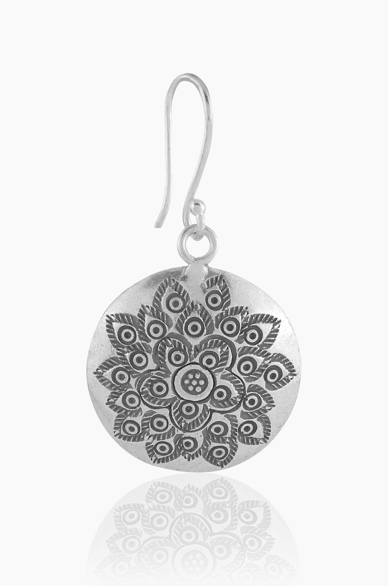 Mohnaa Earring with Peacock Motif 1