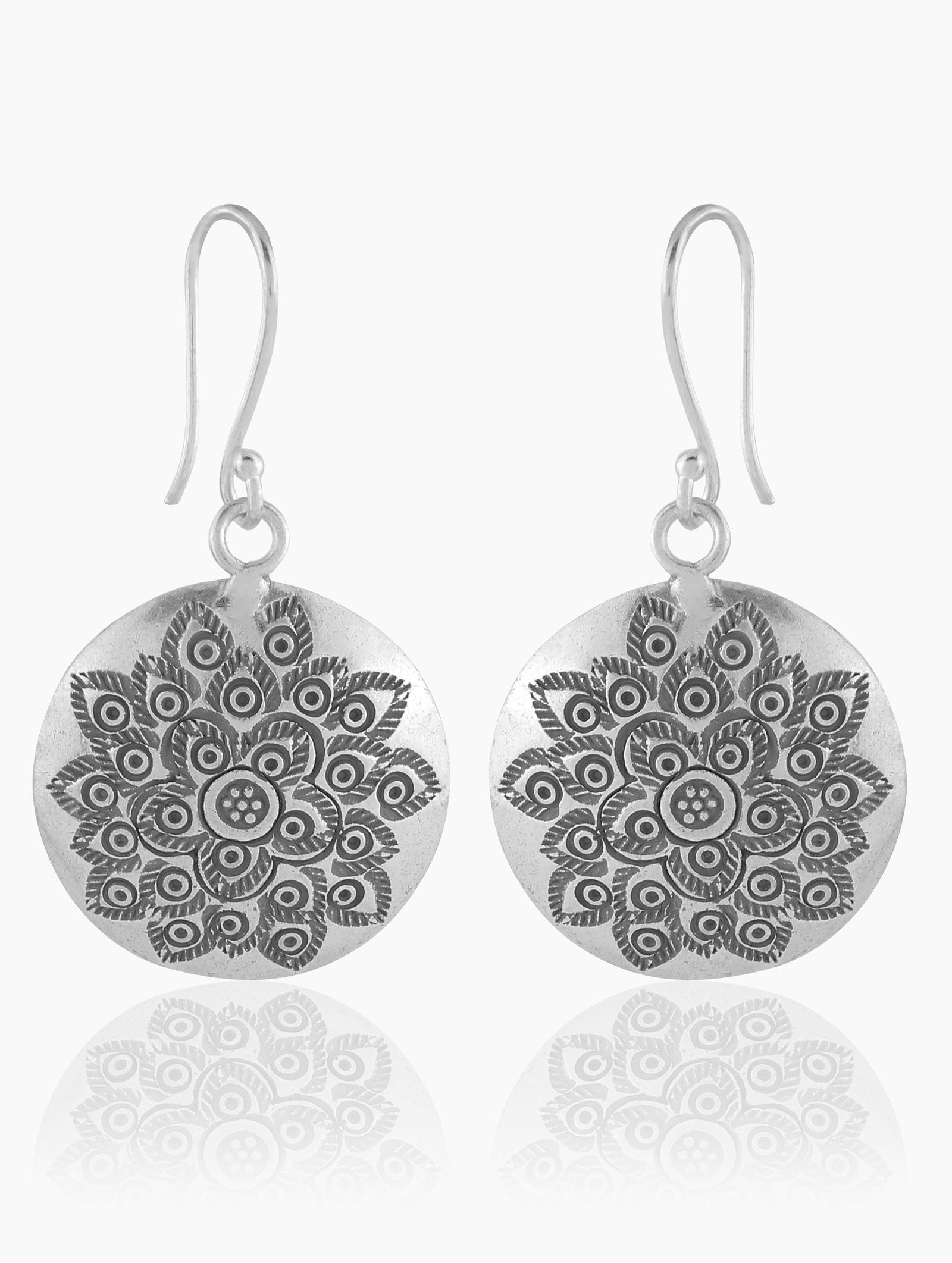 Mohnaa Earring with Peacock Motif 1