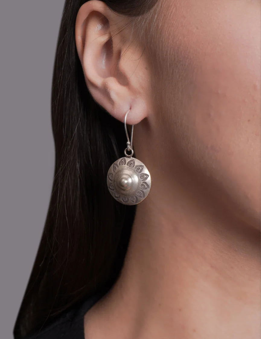 Mohnaa Earring with Peacock Motif 2