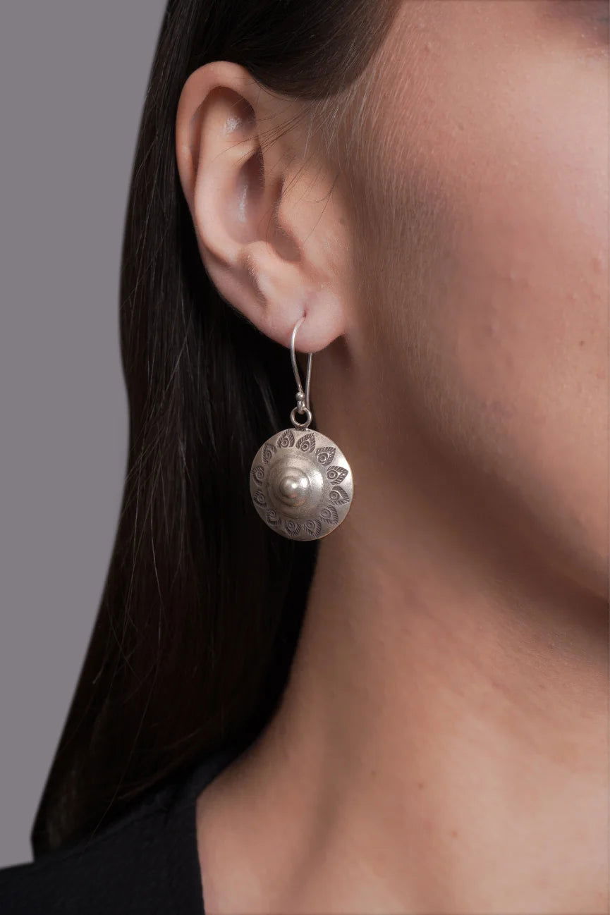 Mohnaa Earring with Peacock Motif 2