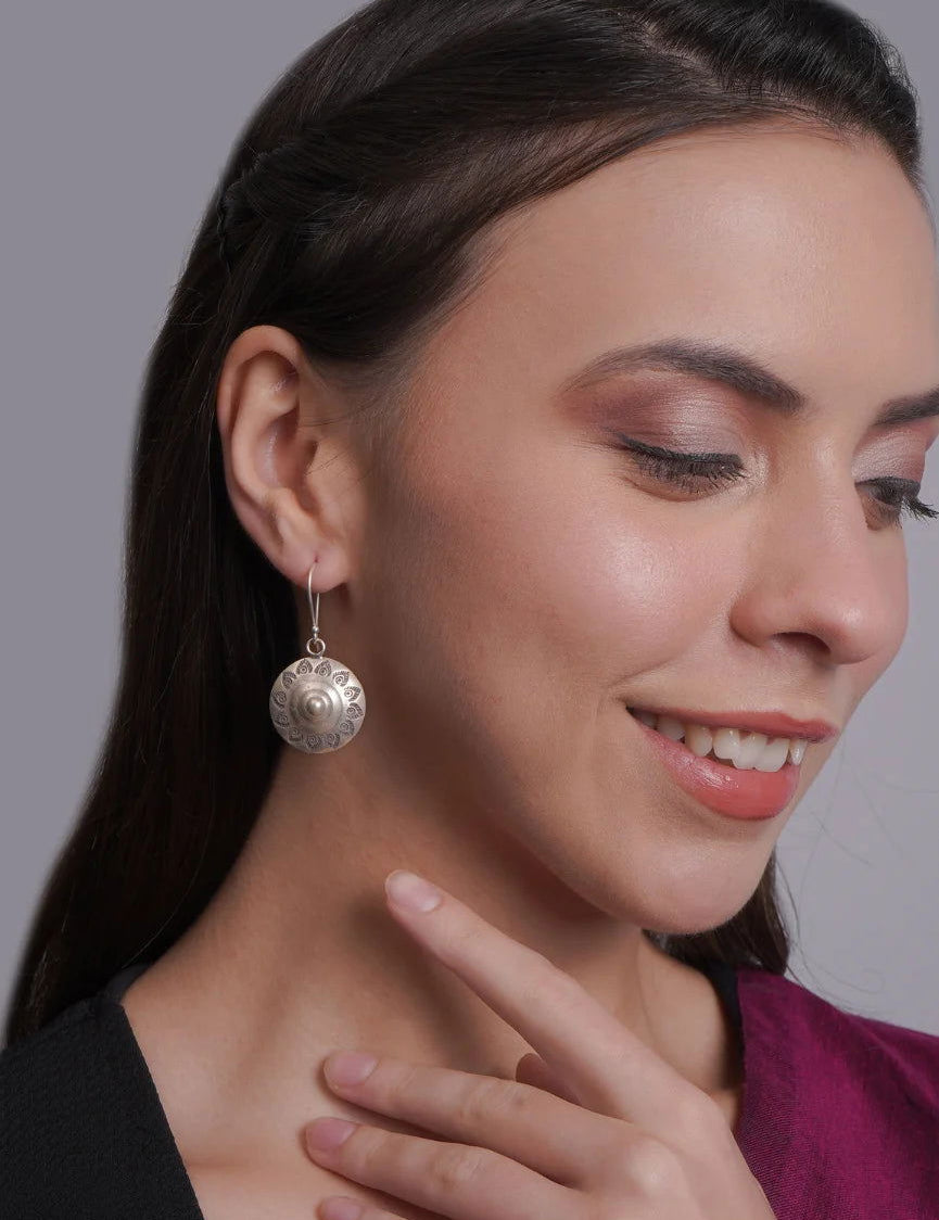 Mohnaa Earring with Peacock Motif 2