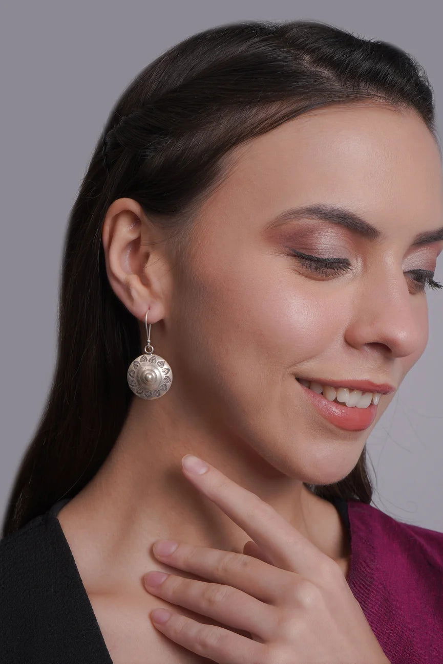 Mohnaa Earring with Peacock Motif 2
