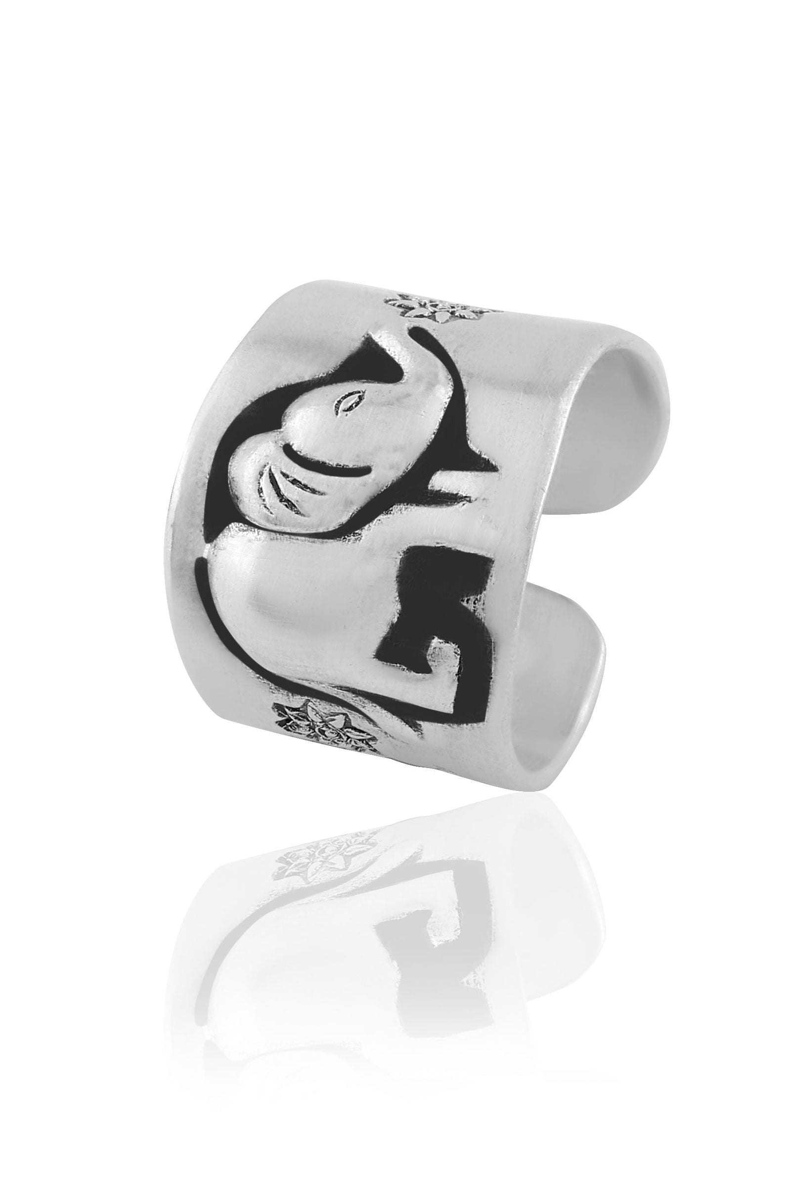 Mohnaa Elephant thumb ring