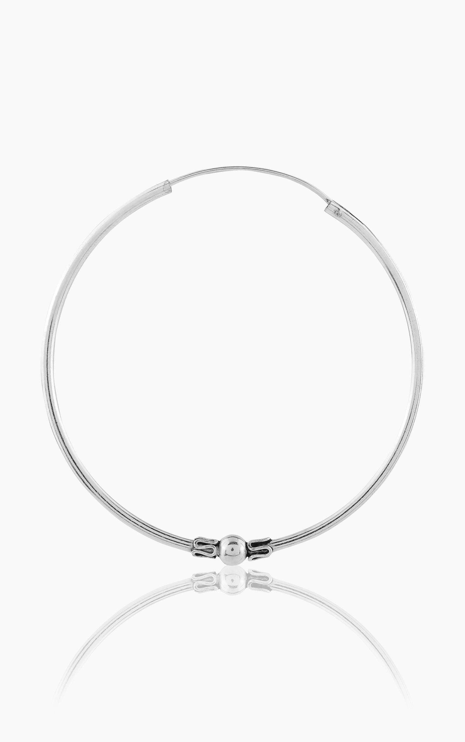 Mohnaa Hoop Earring With Single Bead