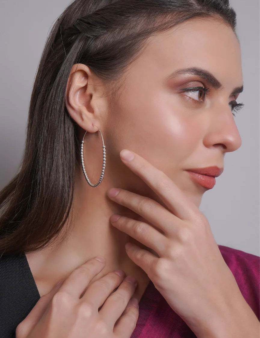 Mohnaa Hoop earring beaded