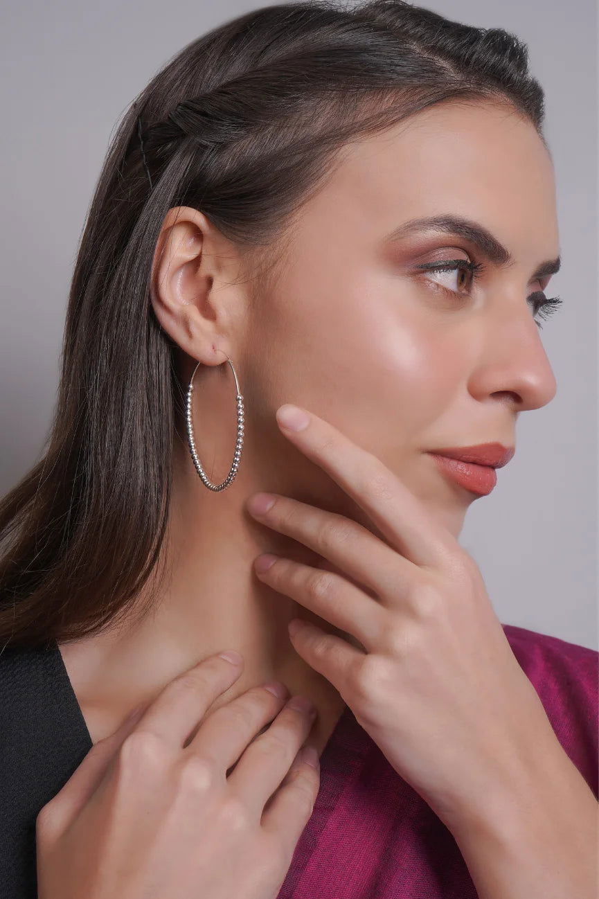 Mohnaa Hoop earring beaded