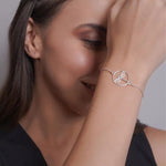 Mohnaa Minimalist Dragon Fly Bracelet in 925 Sterling Silver 401
